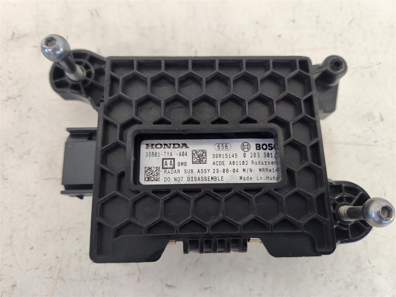 2024 Acura MDX Front Radar Replacement 2024 Acura MDX Front Radar Replacement