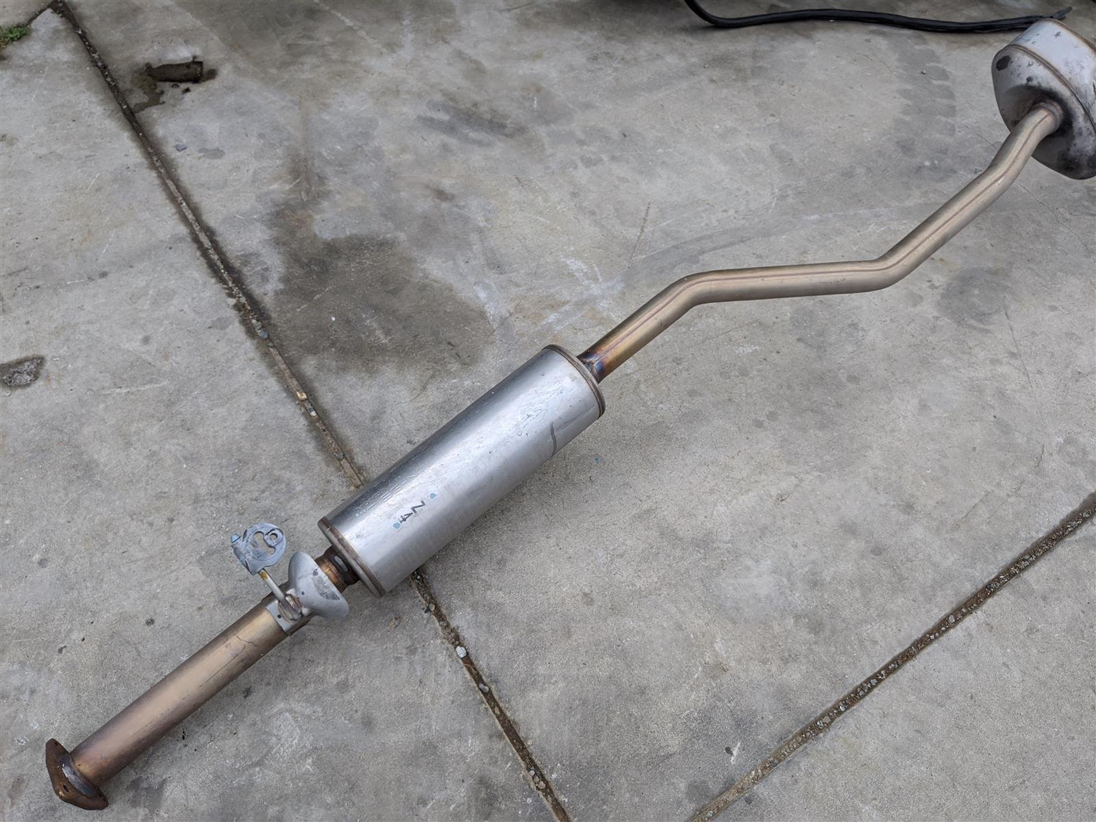 Sold 2017 Acura TLX 2.4l Passenger Exhaust Muffler With Pipe Replacement Sold 2017 Acura TLX 2.4l Passenger Exhaust Muffler With Pipe Replacement thumbnail