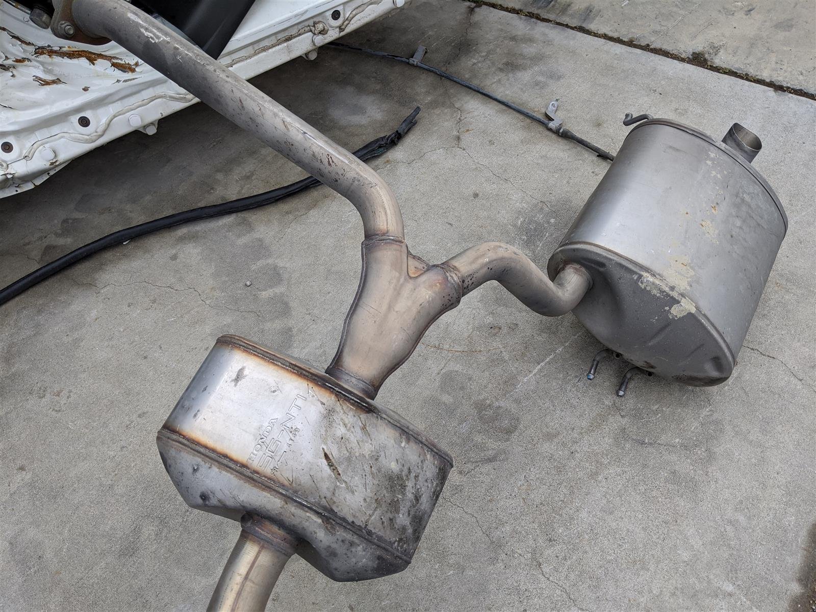 Sold 2017 Acura TLX 2.4l Passenger Exhaust Muffler With Pipe Replacement Sold 2017 Acura TLX 2.4l Passenger Exhaust Muffler With Pipe Replacement thumbnail